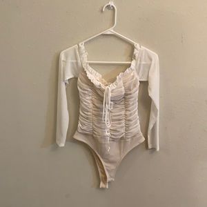 Long sleeve fitted bodysuit